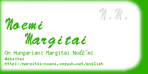 noemi margitai business card